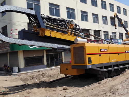 首台徐工(gōng)XZ286PLUS水平定向(xiang)鑽機初戰(zhan)告捷